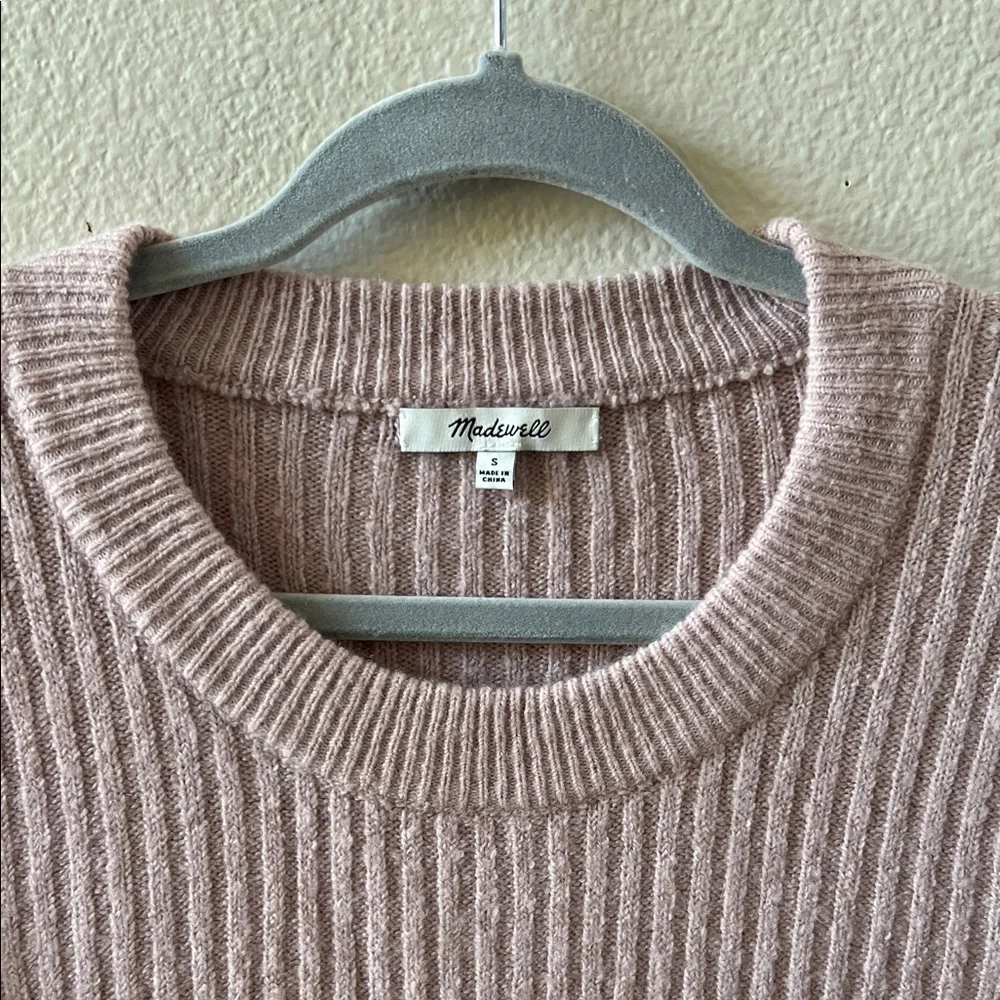Pink Ribbed Sweater - Picture 3 of 7